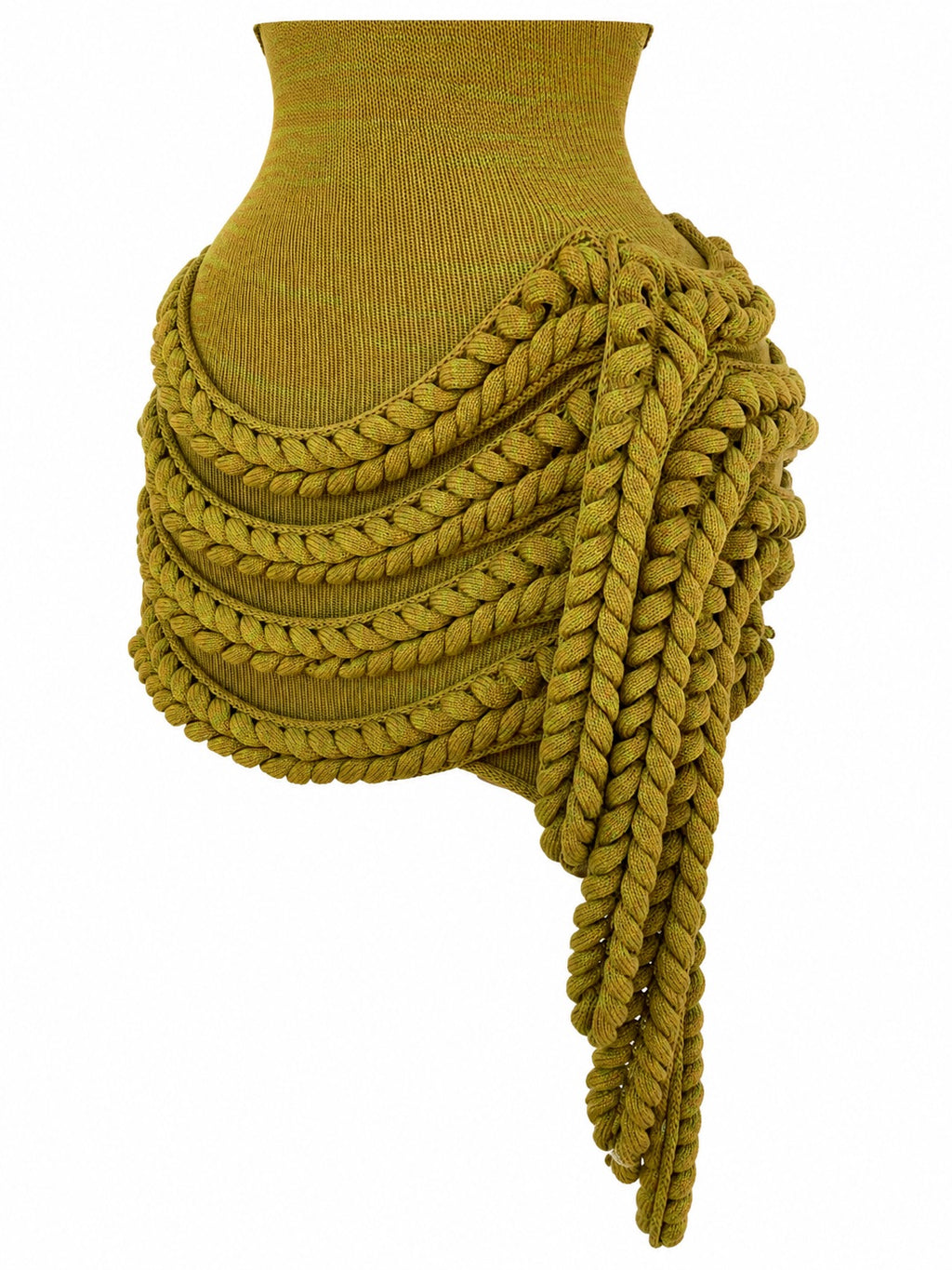 OLIVA DRESS - OLIVE GREEN/MUSTARD