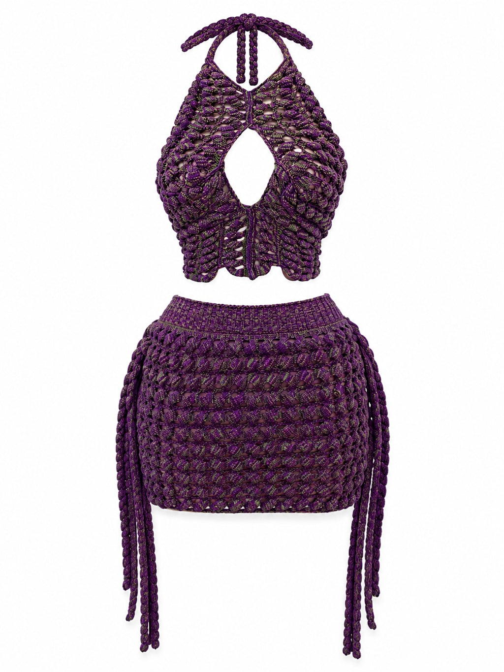 AMORA SET TOP - PURPLE