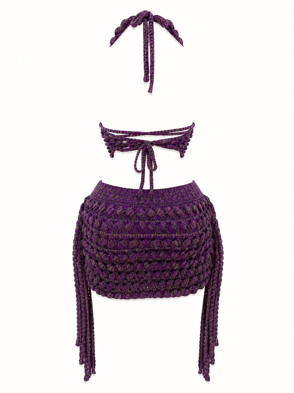AMORA SET TOP - PURPLE